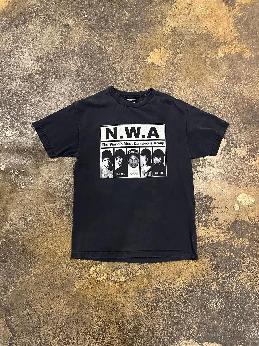 빈티지 00s NWA 포토 티셔츠
