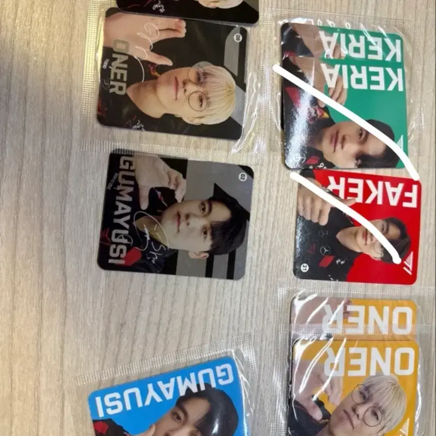 CU T1 포토카드 GUMAYUSI / FAKER / ONER / KERIA