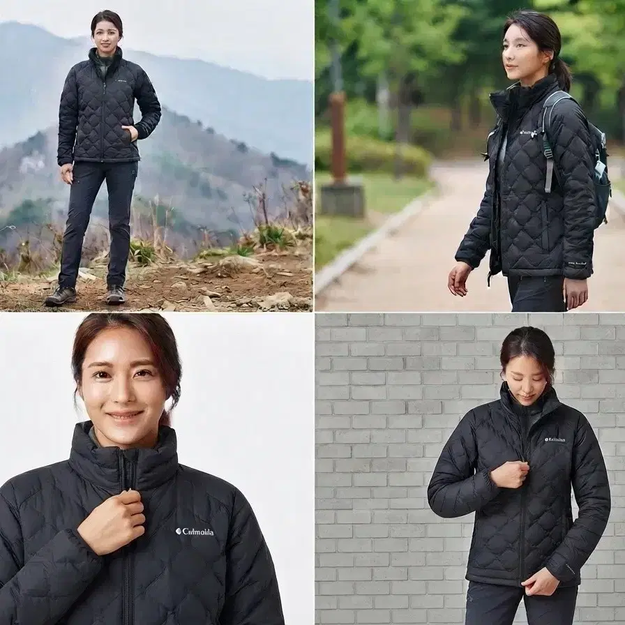 (택포)콜롬비아 옴니히트 경량오리패딩 여 90