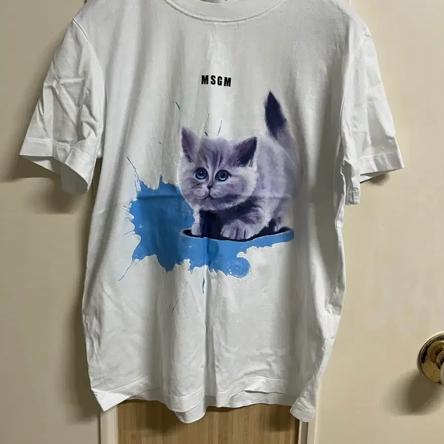 정품msgm고양이티xs~s