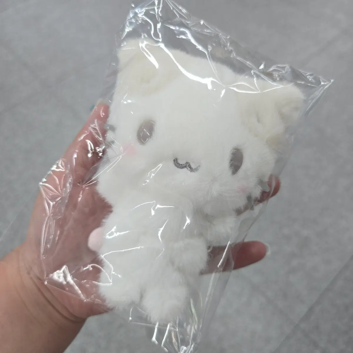 산리오 마슈마로 시로후와 마스코트 인형 키링