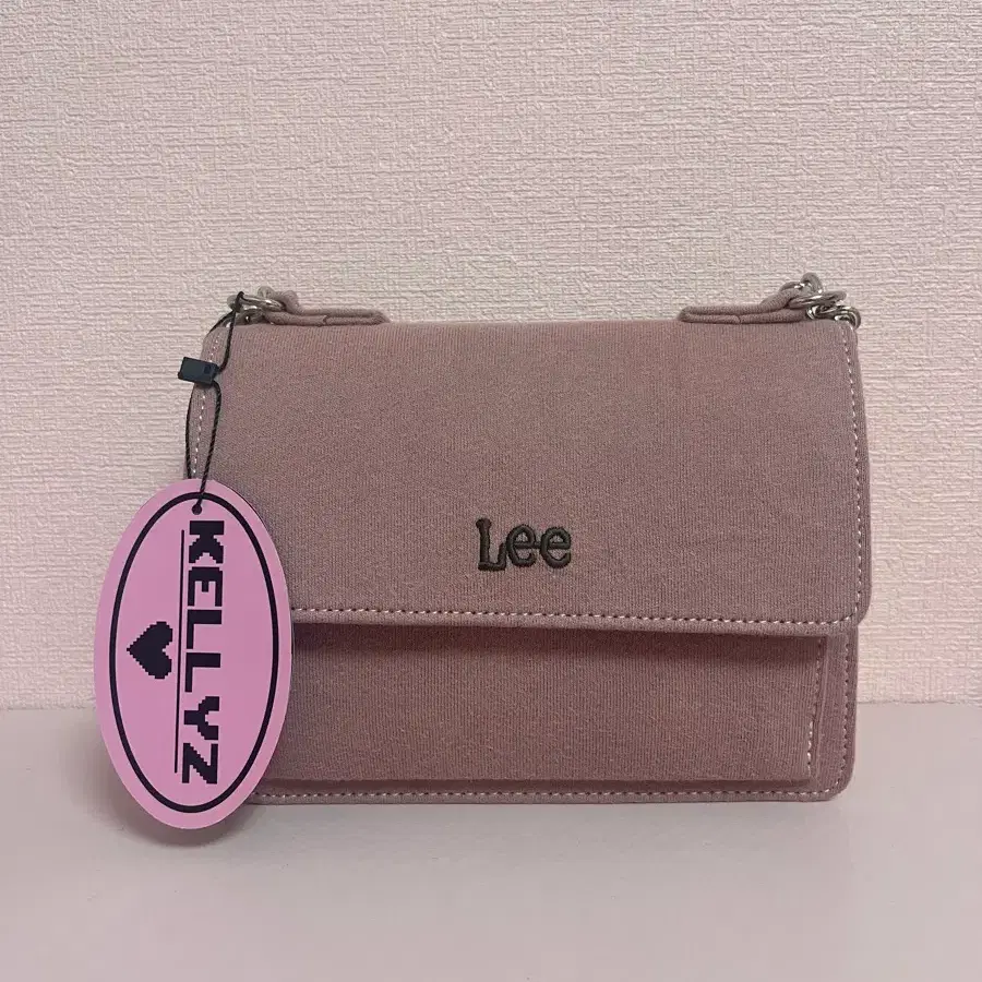 [새상품] 켈리즈 LEE 더블체인백 크로스백 미니백 핑크
