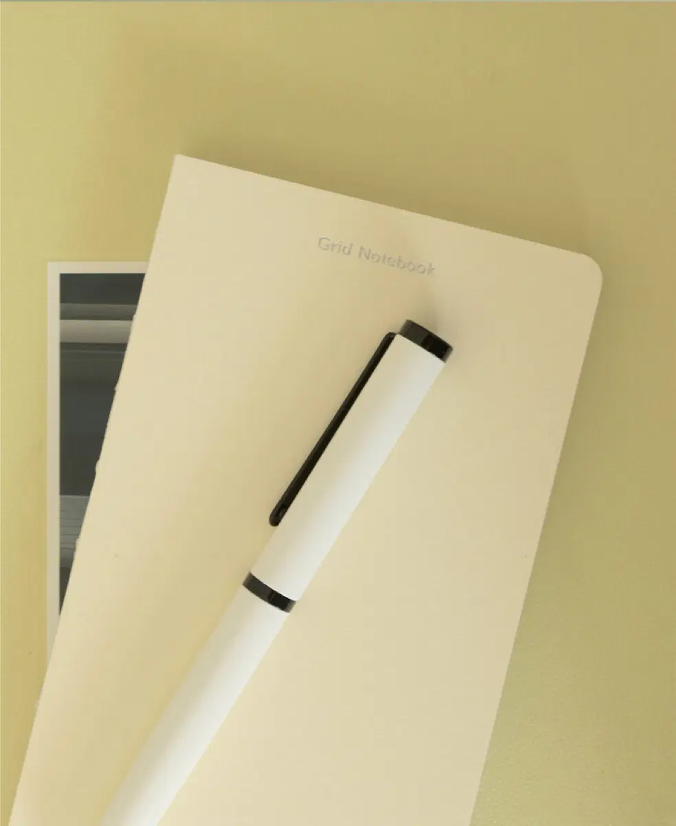 마그레세라 Handy notebook(180) - 'Grid' 아이보리 다이어리