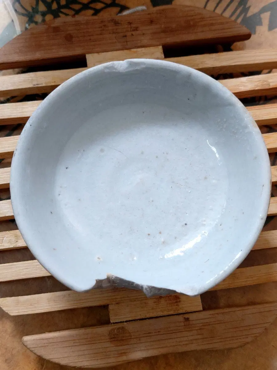 백자접시