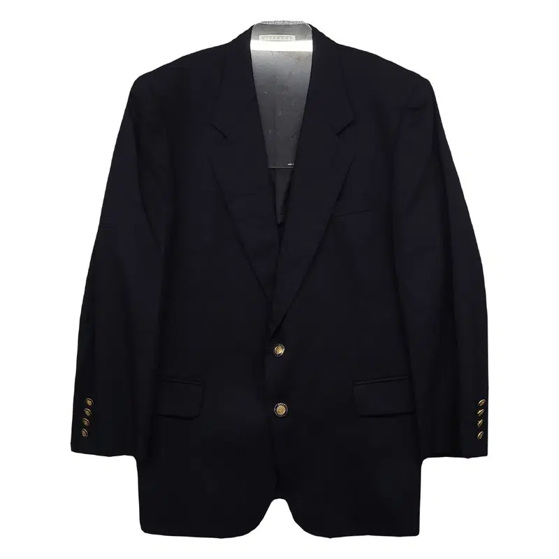 지방시 GIVENCHY 블랙 프리미엄 울 럭셔리 테일러드 블레이저 40R