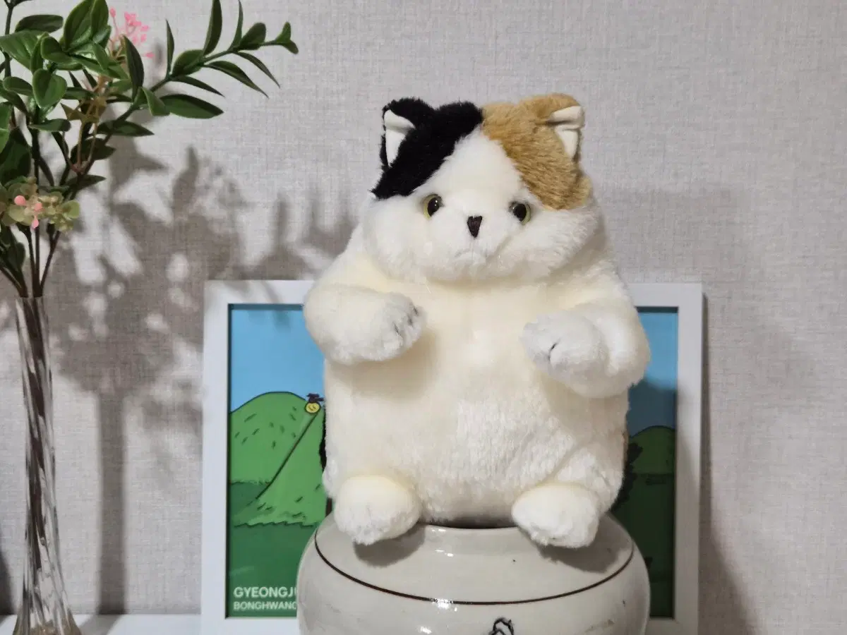 [레어템] 일본 오리엔탈토이 삼색 뚱냥이