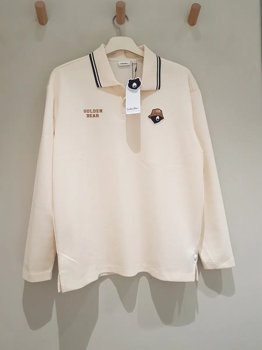 새상품)골든베어 남성 소프트 터치 Pique Polo Collar LS 봄가을 골프 티셔츠