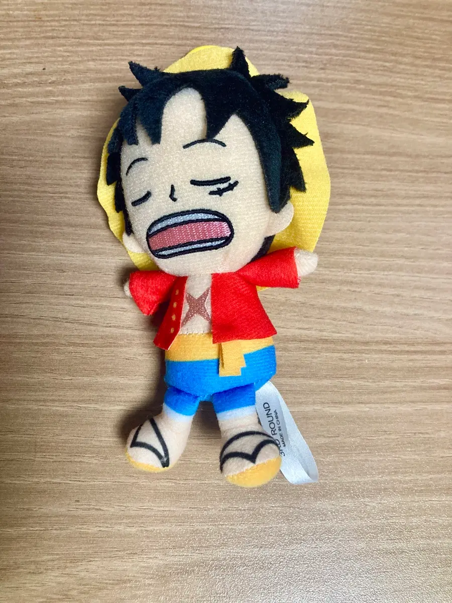 원피스 잠자는 루피 인형 키링