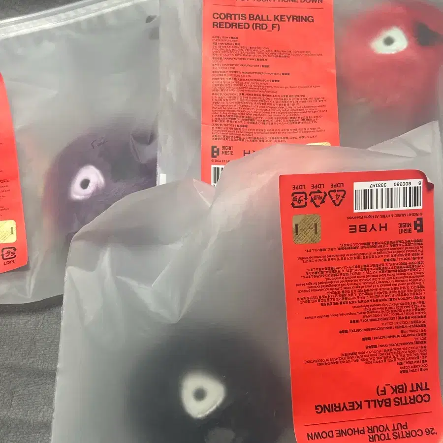 코르티스 미니 코르티스볼 일괄 세트 키링 tnt 아사이 레드레드
