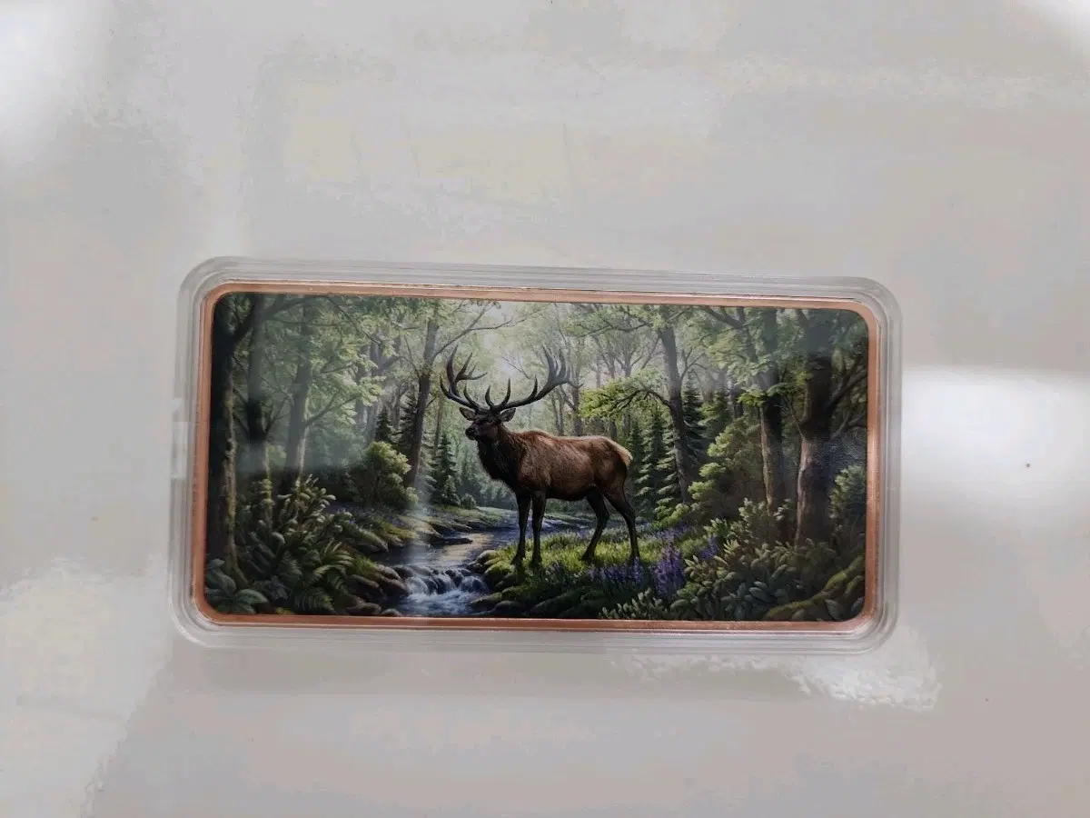 사슴 숲 그림 폰케이스   구리바 10oz