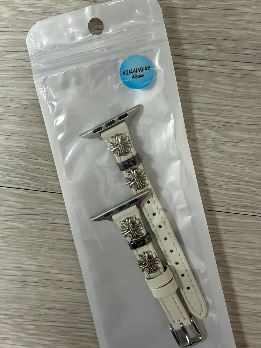 크롬하츠 디자인) 애플워치 가죽 스트랩42/44/45/46/49mm