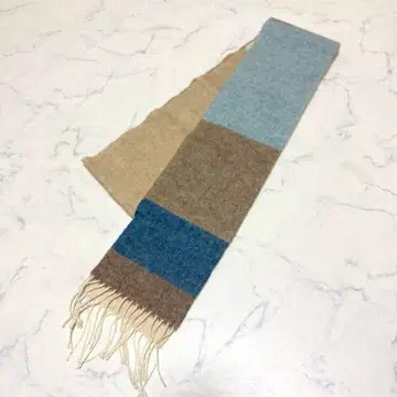 BRUNELLO CUCINELLI 캐시미어 컬러 블록 머플러