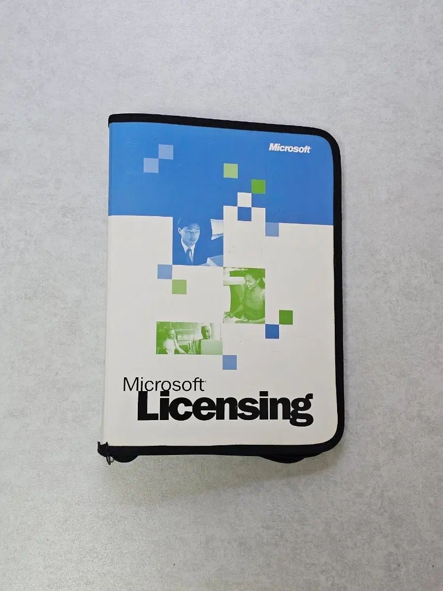 빈티지 마이크로소프트 Microsoft Licensing CD 바인더 레트로 PC 굿즈