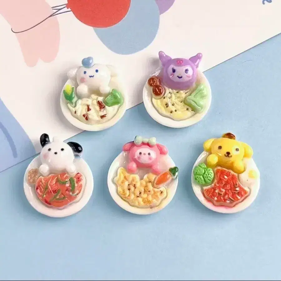 산리오  데코덴 파츠  탑꾸재료 10개당 랜덤