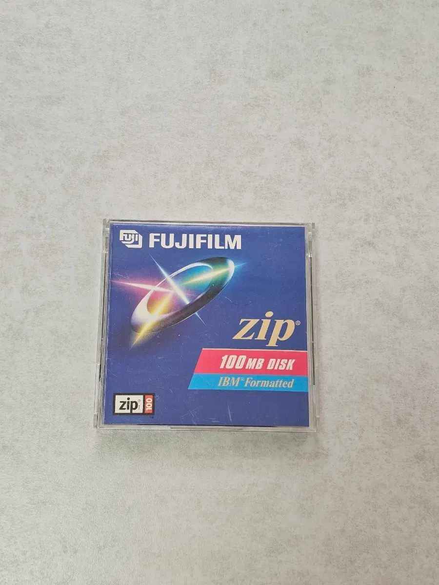후지필름 FUJIFILM ZIP 100MB 디스크 / 아이오메가 ZIP100 빈티지 저장매체