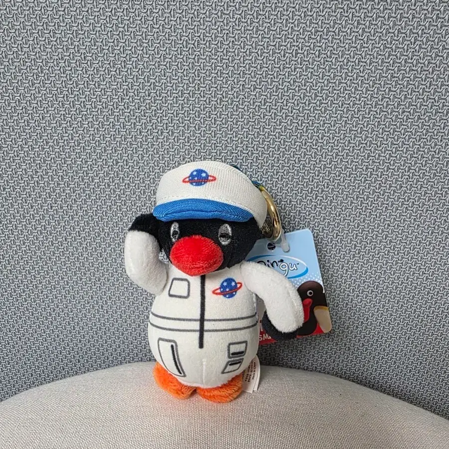 [정품/새상품]핑구 우주인 인형 키링 10cm 가방고리