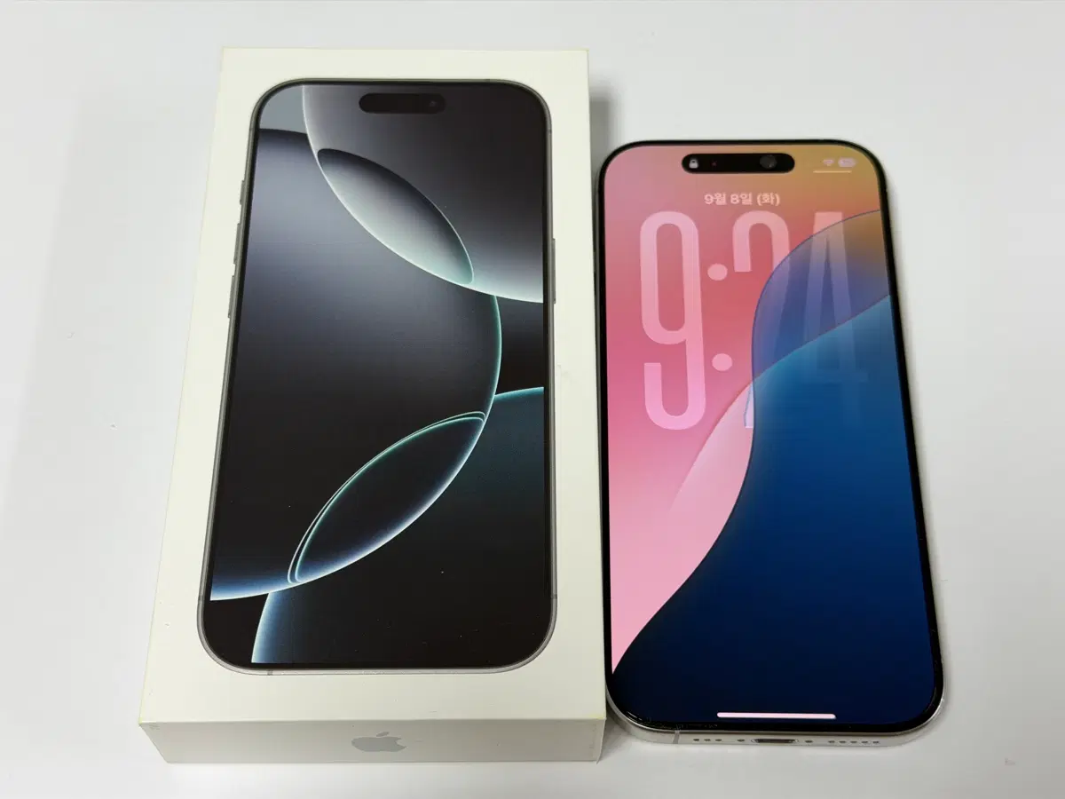 (해외판 무음) 아이폰 16 프로 화이트 128GB