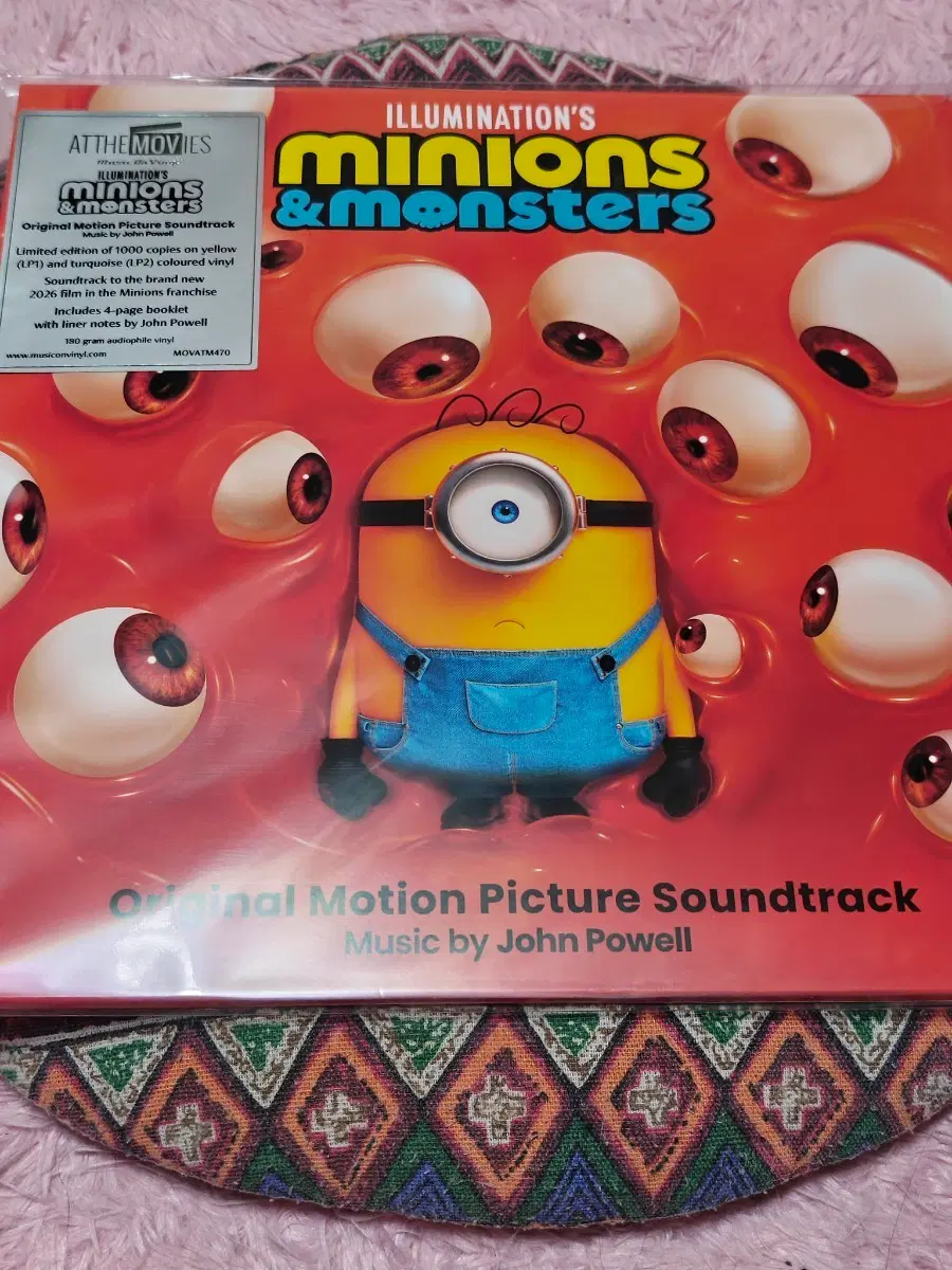 (미개봉) 미니언즈&몬스터즈 1000장한정판 LP