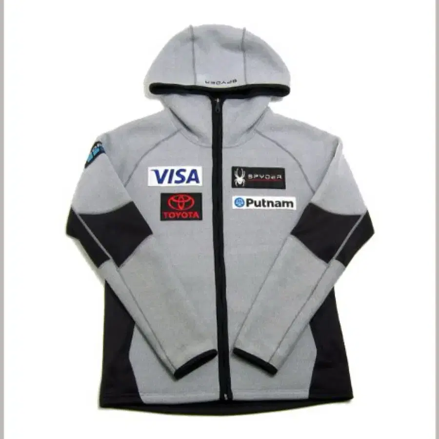 스파이더 후드 집업 그레이 VISA TOYOTA Putnam S
