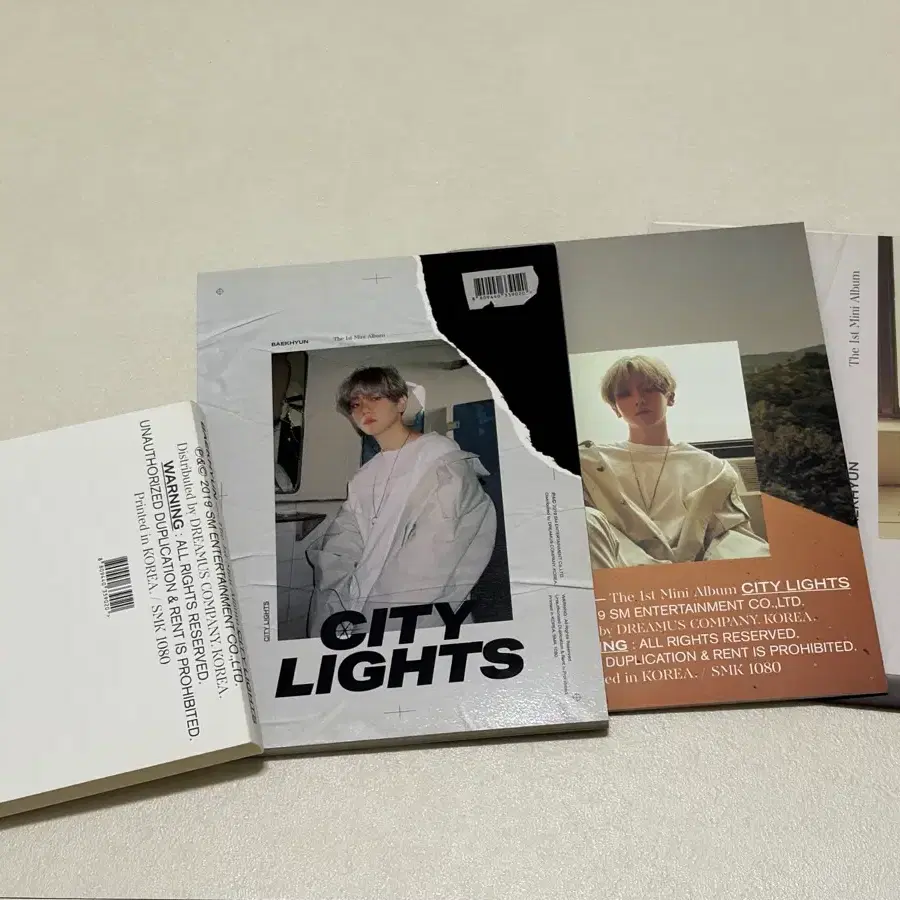 백현 미니앨범 1집 City Lights 앨범