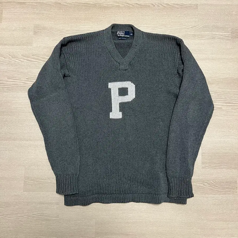 [90]폴로 랄프로렌 레터링 빅로고 니트