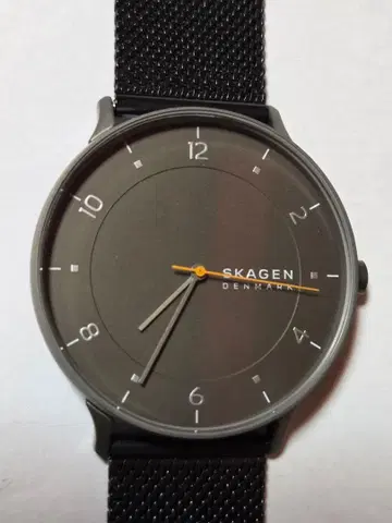 [ 거의 미사용 작동품 ] SKAGEN 스카겐 손목시계 RIIS 건메탈
