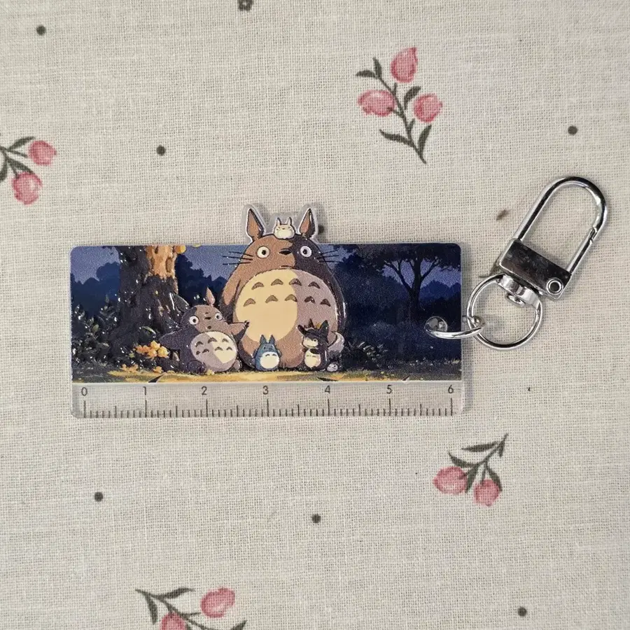 핸드메이드 이웃집토토로 6cm 미니 자 키링