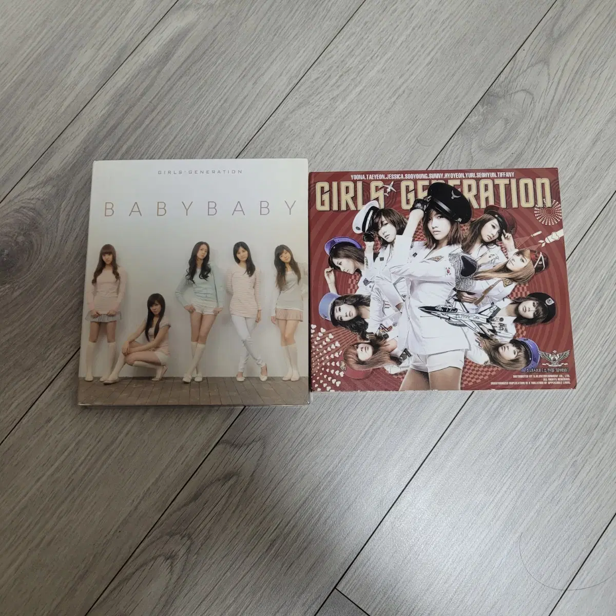 소녀시대 BABY BABY 앨범과 소원을 말해봐 앨범