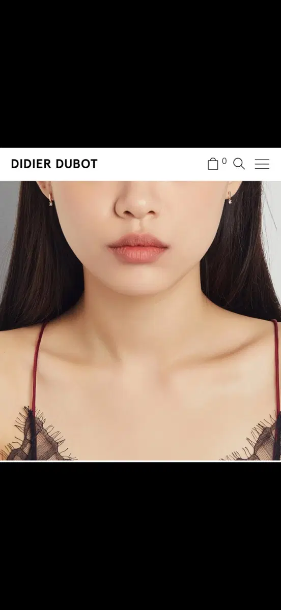 디디에두보 미스두 다이아 귀걸이 (화이트골드)