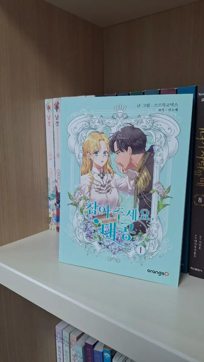 참아주세요 대공 1 로판 웹툰 만화책