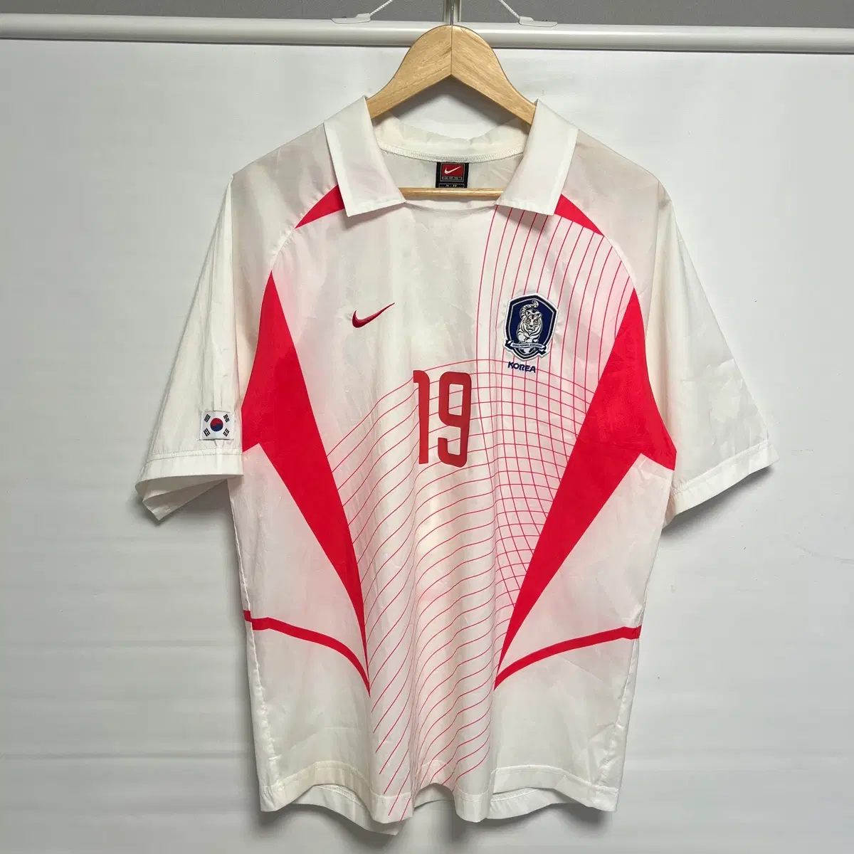 [정품/M] 나이키 한국 축구 국대 2002 안정환 월드컵 유니폼