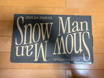 SnowMan OFFICIALCALENDAR 2025.04-2026.03