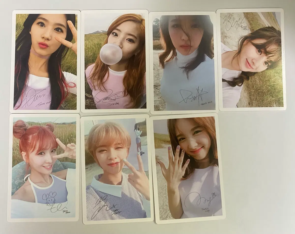 트와이스 포토카드