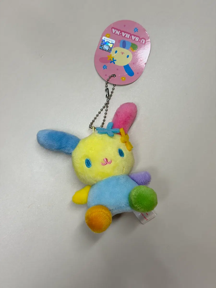 산리오 우사하나 손가락 인형 키링 새상품