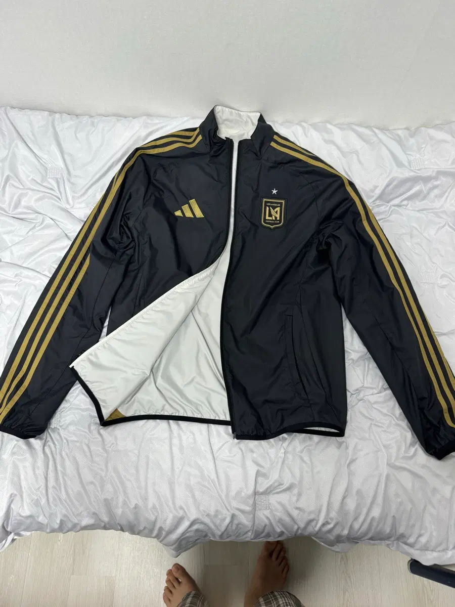 아디다스 LAFC 리버시블 앤섬 자켓 블랙 M