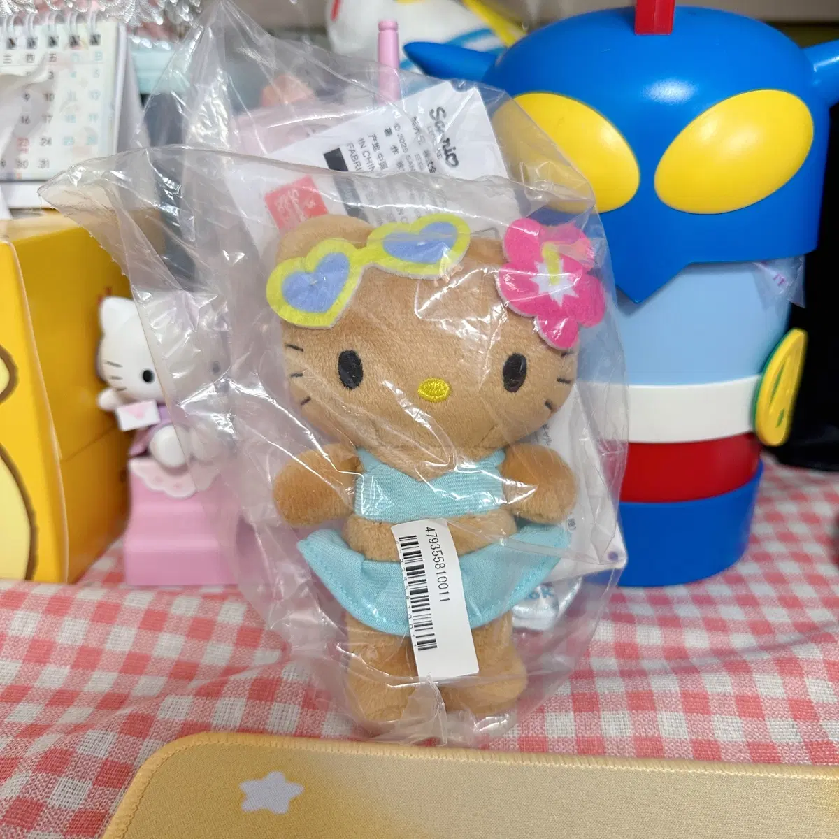 일본 정품 산리오 헬로키티 비키니 태닝키티 인형