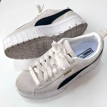 PUMA 푸마 MAYZE 메이즈 통굽 스니커즈 25cm 스웨이드