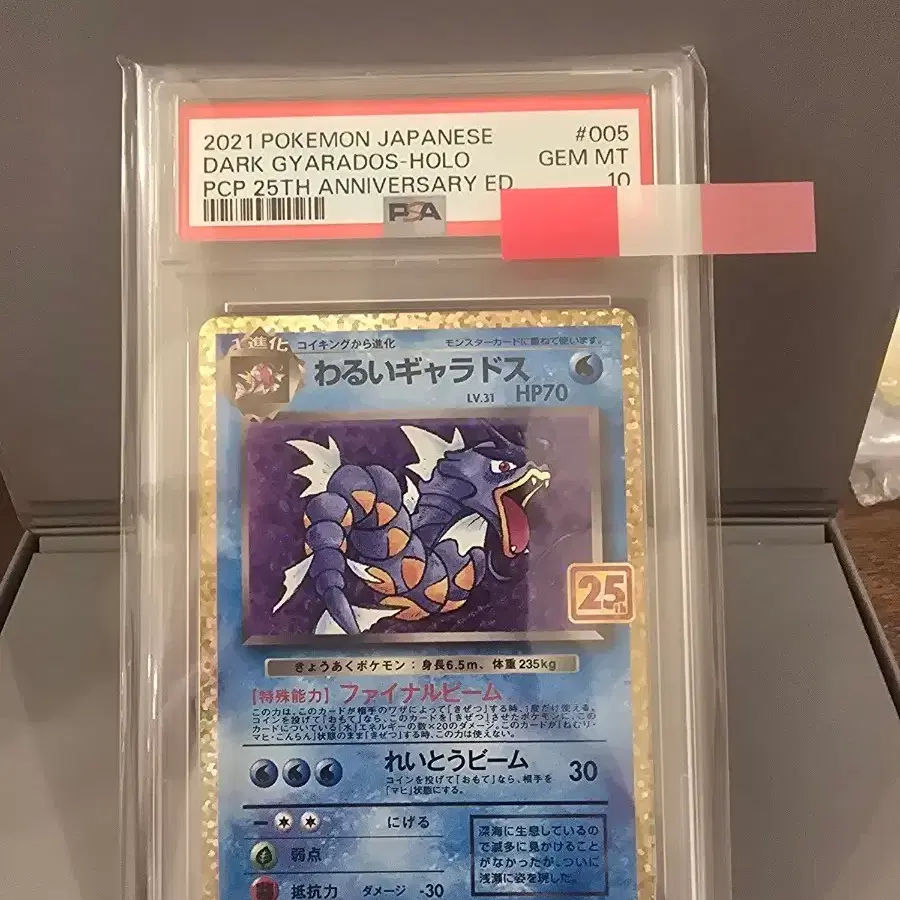 2021 포켓몬카드 일본판 다크갸라도스 홀로 PSA 10