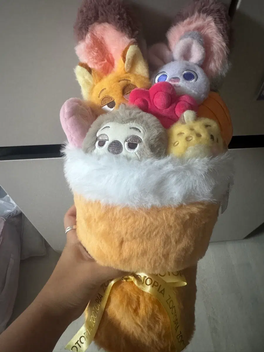 주토피아 꽃다발 인형