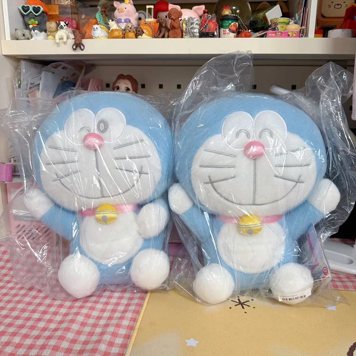 일본 정품 양털 파스텔 도라에몽 인형