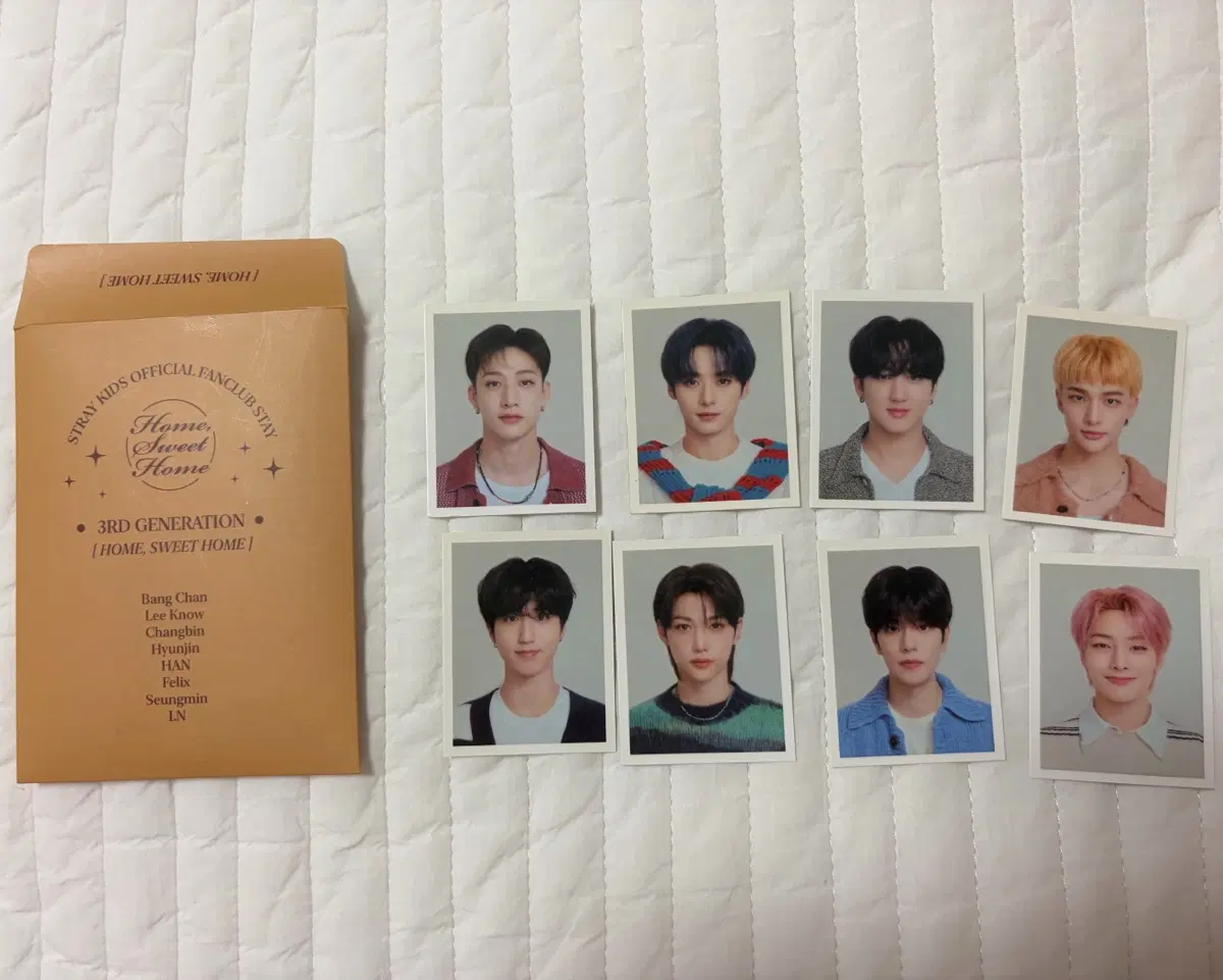 스트레이키즈 3기 팬클럽 홈스윗홈 증명사진