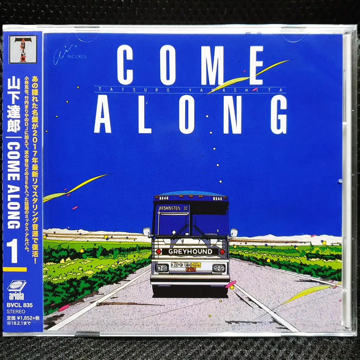 야마시타 타츠로 COME ALONG CD 미개봉 신품