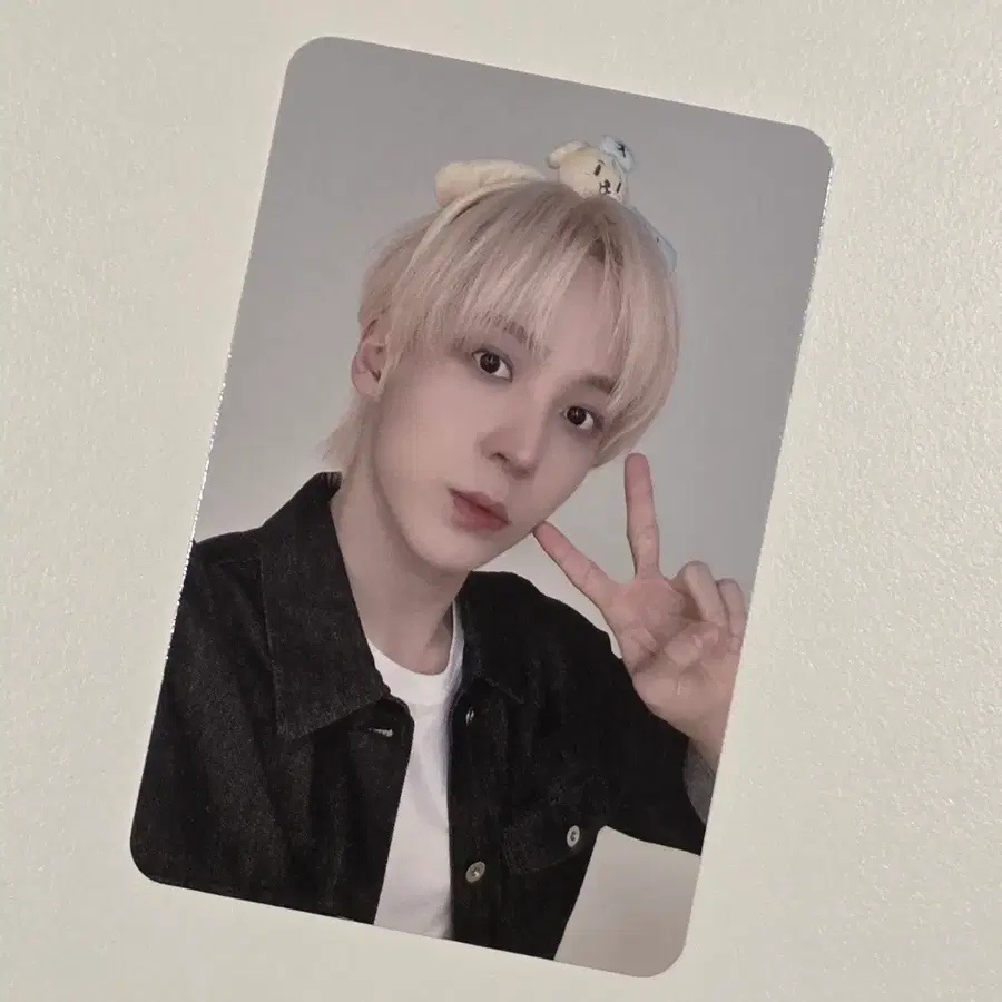 에이티즈 윤호 캐릭티즈 케이팝스토어 특전 포카