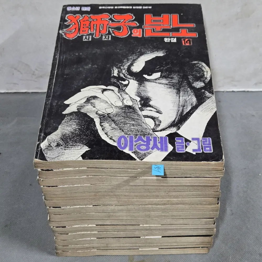 151 .80-90년대 만화방. 이상세 글.그림 . 사자의 분노 14권 완질
