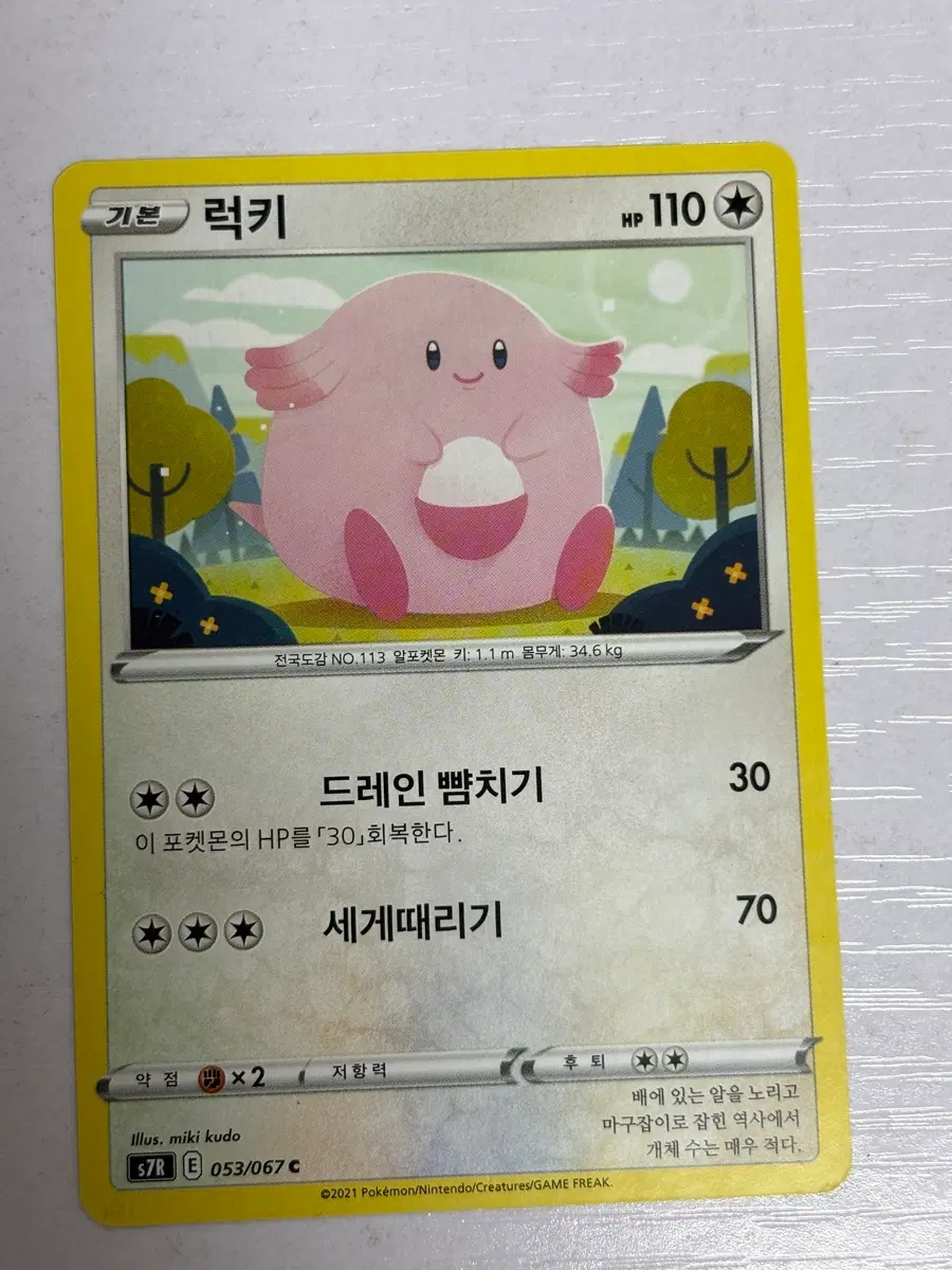 [귀여운 포켓몬카드] 럭키