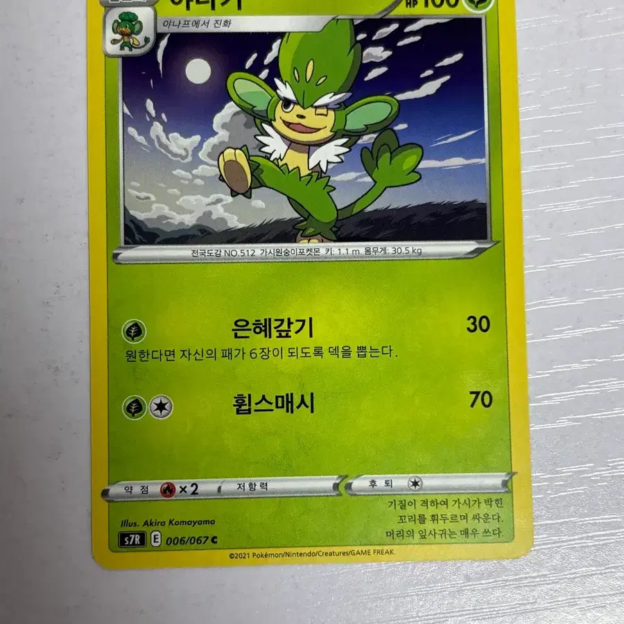 [귀여운 포켓몬카드] 야나키