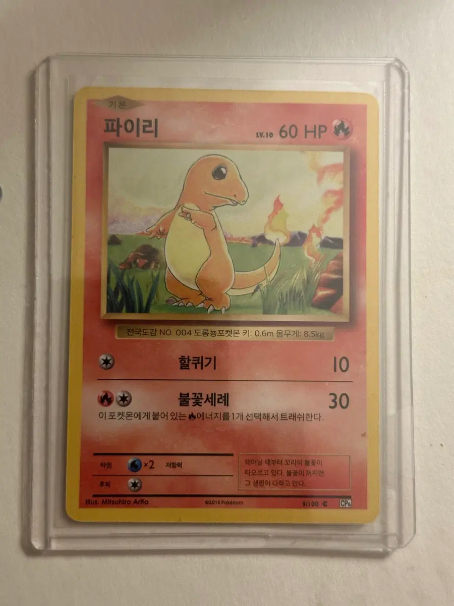 포켓몬카드 1996 초기 파이리