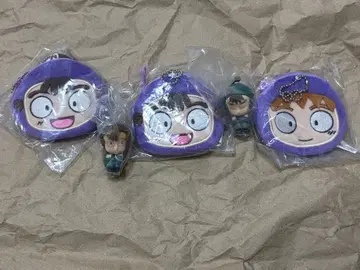 닌타마 란타로 미니 파우치 키링 x 3