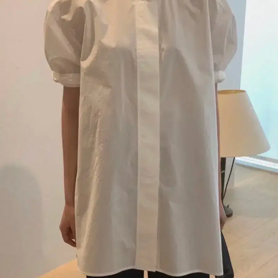 가든 에그 블라우스 아이보리