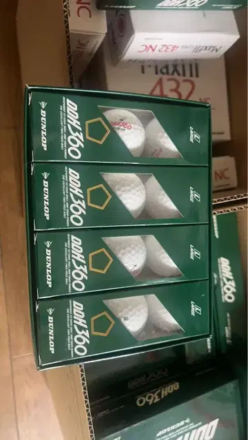 [ 묶음 구매 ] DDH360 골프공 48개 4상자 세트 대용량 알뜰